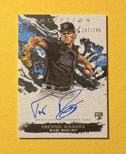 TREVOR ROGERS 2021 TOPPS INCEPTION RC ROOKIE AUTO /249 MIAMI MARLINS