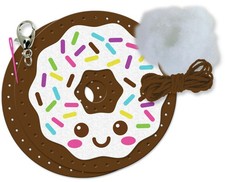 Colorbok Sew Cute Felt Backpack Clip Kit-Donut - 74403