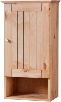 WELLTIME Venezia Hängeschrank aus Kiefernholz Badschrank Badmöbel