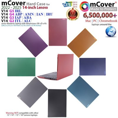 NEW mCover  for 2021 - 2025 14'' Lenovo V14 G2 G3 G4 G5 series Windows Laptop PC