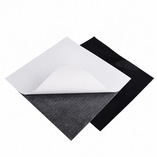 Rubber Pad Sheet Gasket Sheet DIY Material Sealing Bumpers Black 6 x 6 In 2 Pack