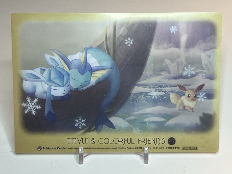 Pokemon Center Eevui And Colorful Friends Clear Card