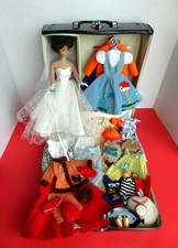 82-Piece Vintage Lot With 1962 Barbie, Clothes, Accessories & Case NM/EUC