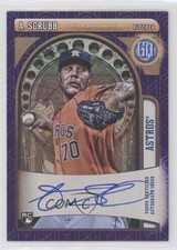2021 Topps Gypsy Queen Indigo 150/150 Andre Scrubb #GQA-AS Auto 0g27