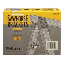 Fulton 300SHB Medium-Duty Steel Sawhorse Brackets 2 H x 4 W in.