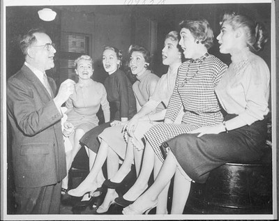 New York NY Benny Goodman King of Swing faces up to an enviable t- 1956 Photo