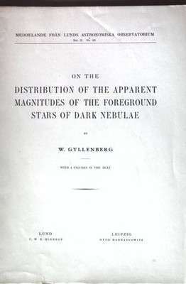 On the distribution of the apparent magnitudes of the foreground stars of dark n