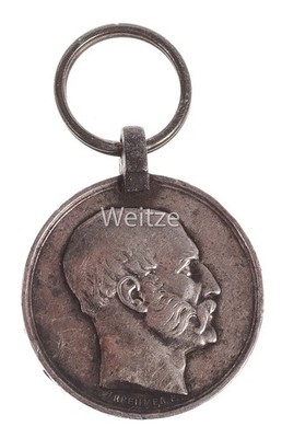 Hannover Silberne Wilhelmsmedaille, König Ernst August, älterer Kopf , 1846-1866