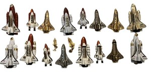 Lions Club Pins - Pin Traders Florida 3-D Space Shuttle Lot 18 Vintage RARE!