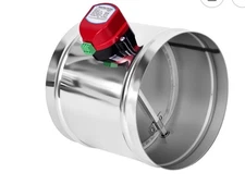 Zowzea 8-inch Motorized Duct Damper DDFF-200  24V AC