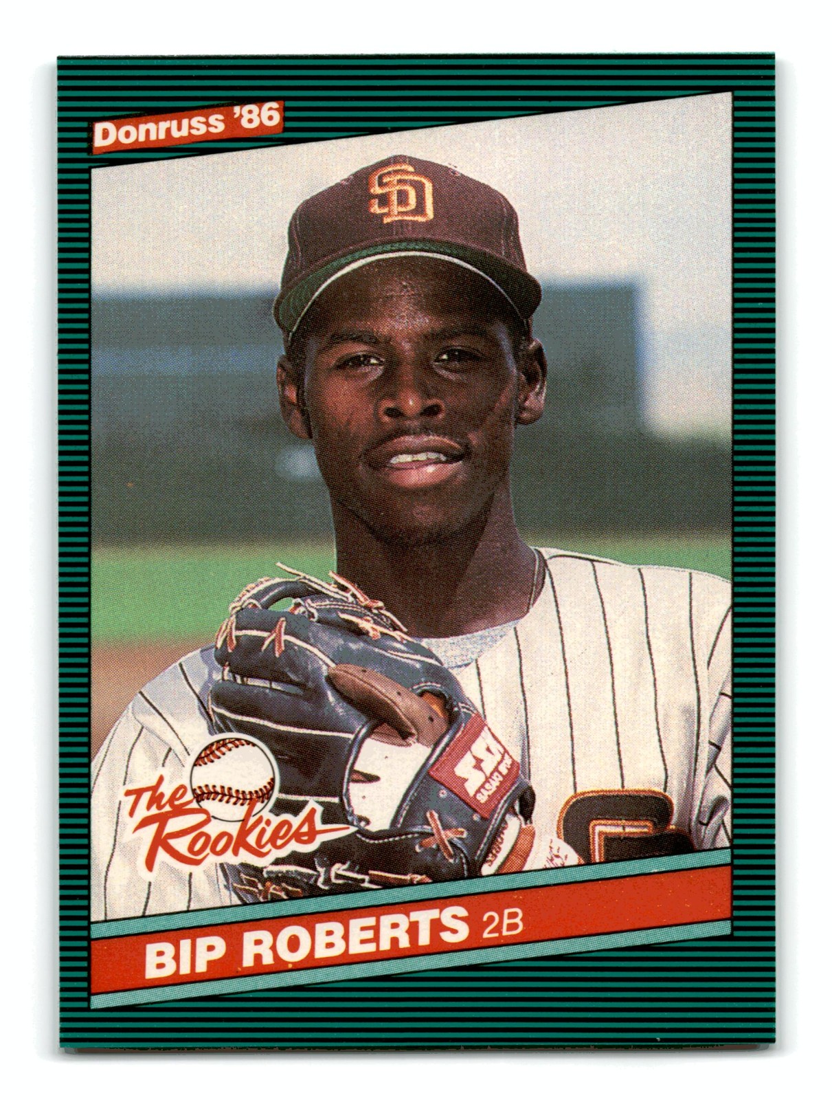 Bip Roberts 1986 Donruss The Rookies #33 San Diego Padres NM-MINT