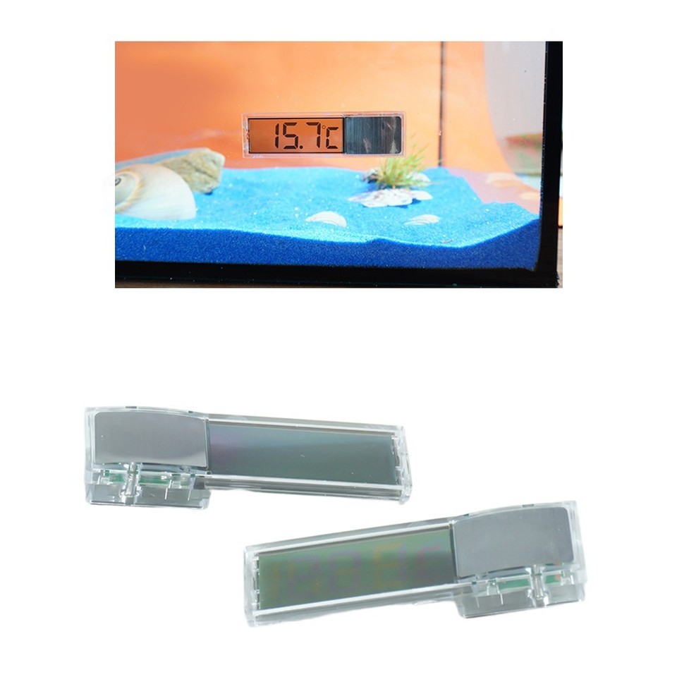 Thermomètre Flottant Pour Aquarium - Verre Haute Précision - Pour Eau Douce Et Eau Salée - Facile à Lire