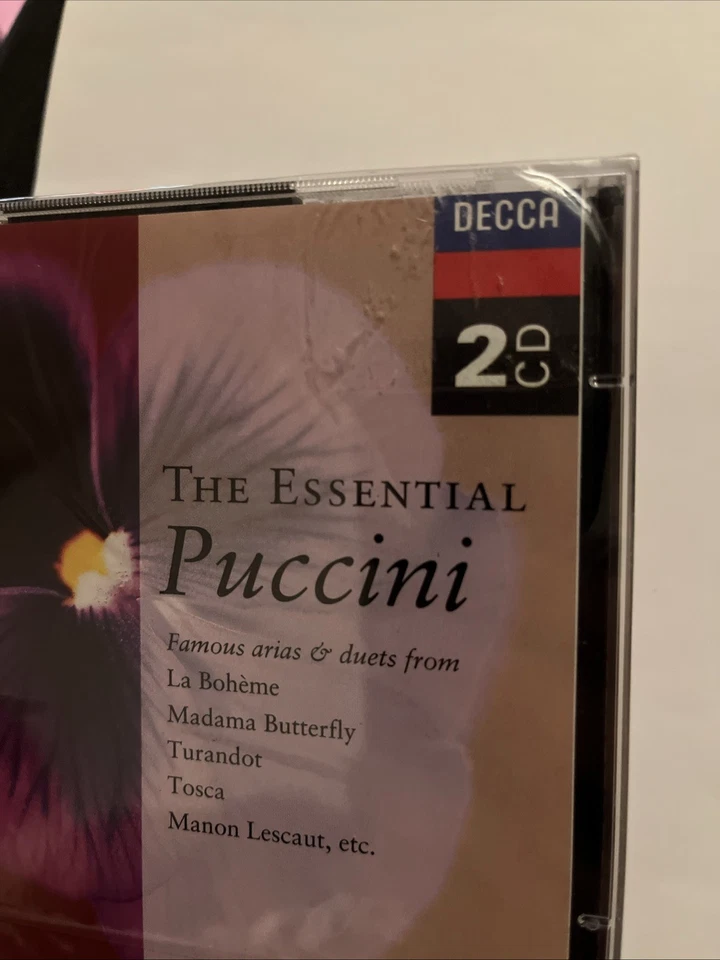 Essential Puccini - 2 x CD. DECCA. 1995. Ex Display. Still Sealed. - Image 3 of 4