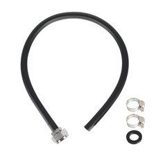 3/4" Mop Sink Hose, 2.4ft (29 inch) Heavy Duty Short Water Hose, Flexible Rei...