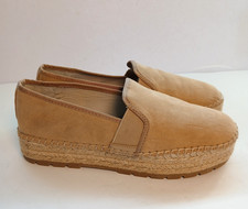 Circus By Sam Edelman Loafers Women's 9M Christina Espadrille Beige Suede Casual