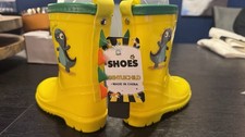 Gentlechild Kids Rubber Rain Boots Size EU 25 US Kids 8.5 8 1/2