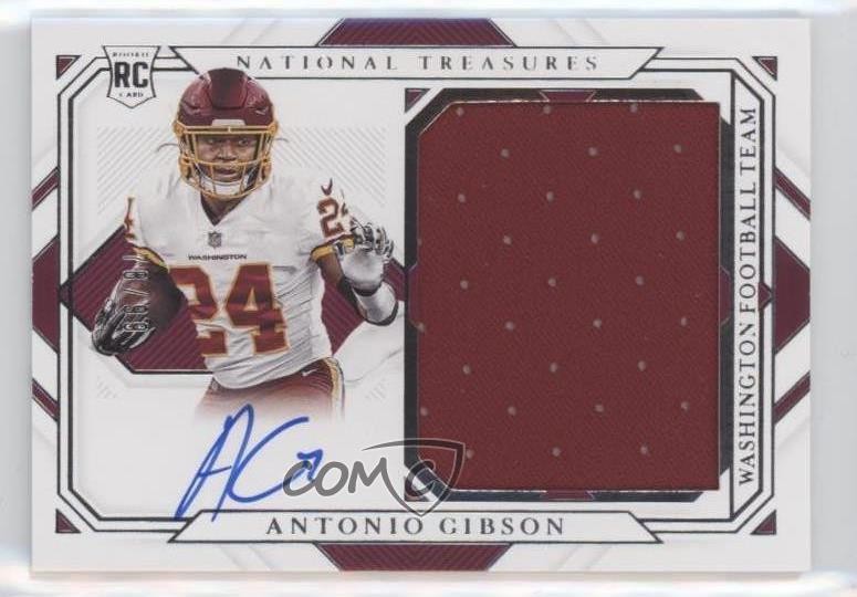 2020 Panini National Treasures /99 Antonio Gibson #RMS-AG Auto RC 2g6