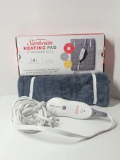 Sunbeam Plush Heating Pad with Compact Storage (Standard) Heat Therapy Tension 