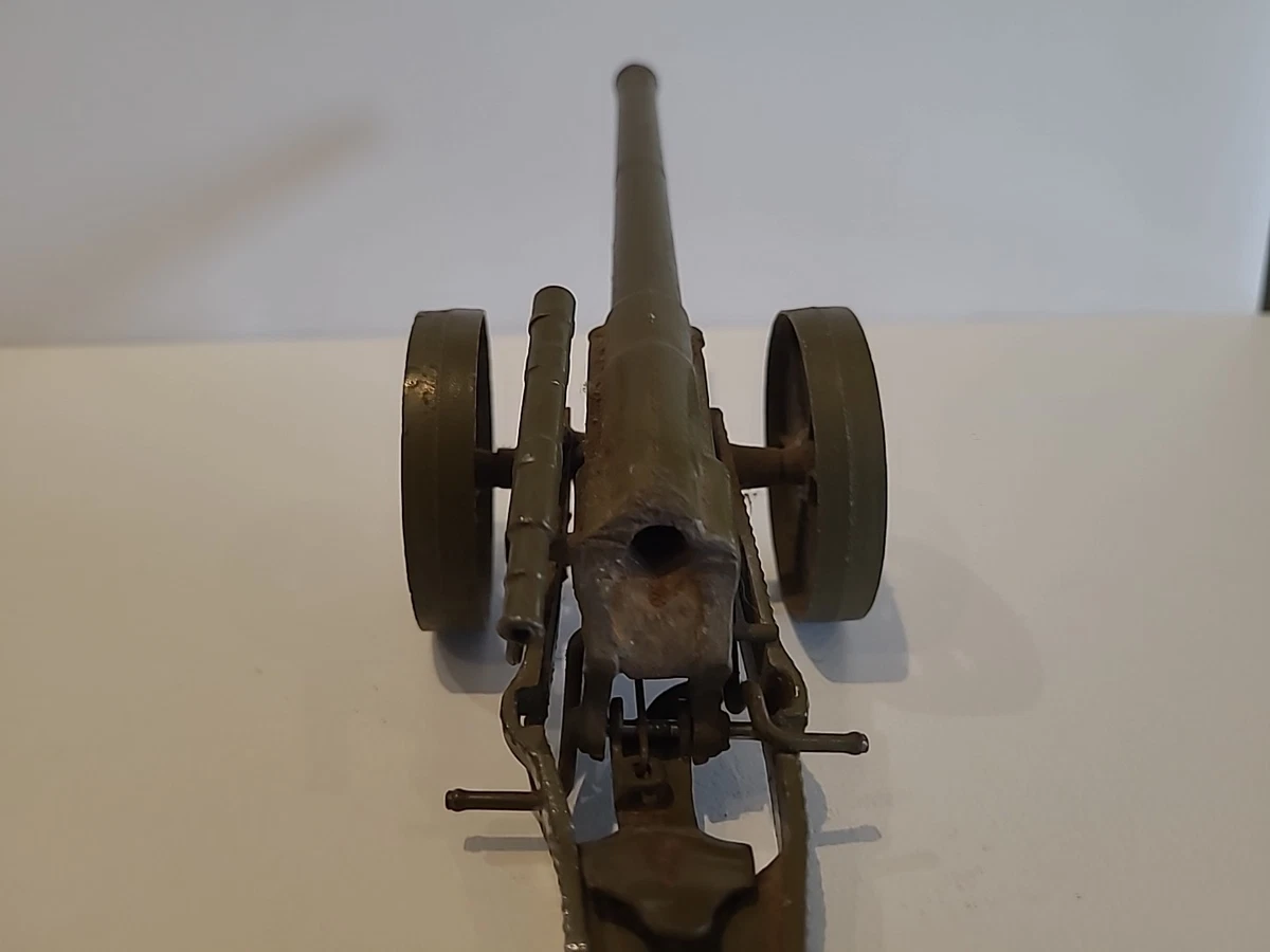 Vintage Britains Ltd WWII 7” Diecast Toy Cannon Made in England