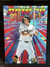 2025 Topps Chrome Update Series - Power Players Nick Kurtz #PP-30 (RC)