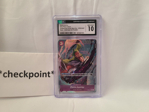 Zoro-Juurou (Alternate Art) graded CGC 10 for sale on eBay