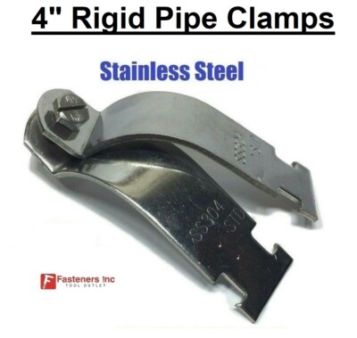 4'' Stainless Steel Rigid Pipe Clamps for Unistrut Channel #4331S1 P1121