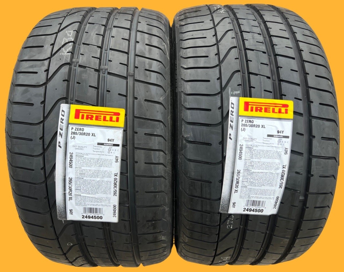 Set of TWO BRAND NEW 265/30R20 94Y Pirelli P Zero Tires 2653020 | eBay