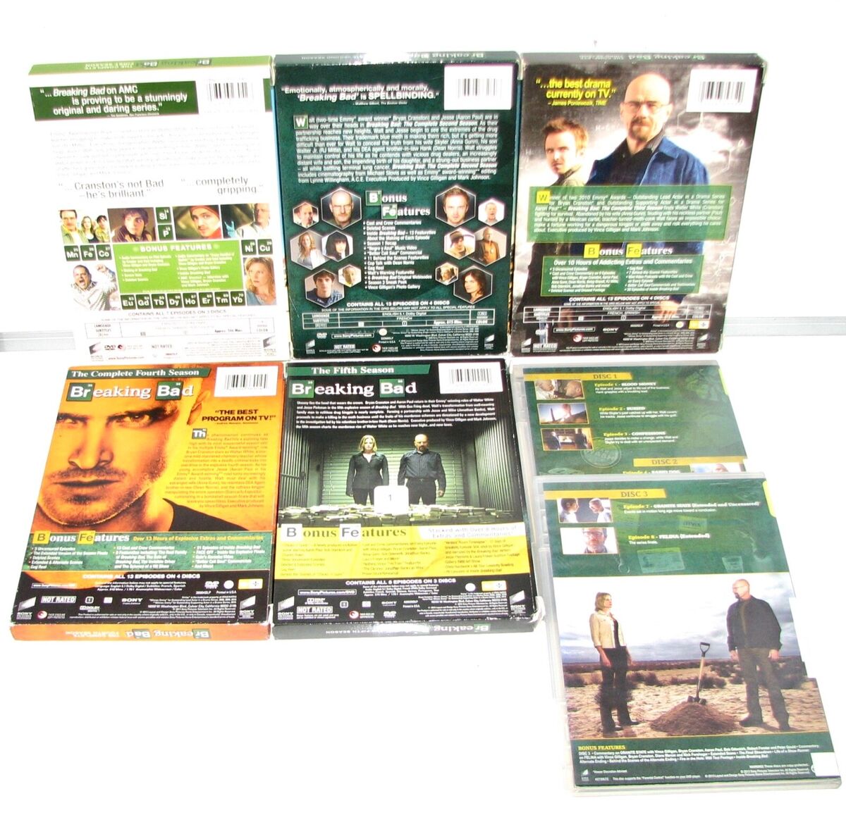 Lot of Breaking Bad: Seasons 1-6 (21-discs DVD) Complete TV Lot of Breaking Bad: Seasons 1-6 (21-discs DVD) Complete TV