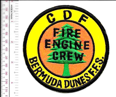 Hot Shot Wildland Fire Crew CDF California Bermuda Dunes FFS Fire Engine Crew