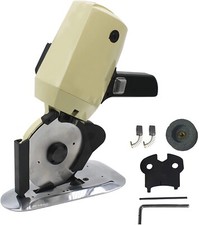 Electric Cloth Cutter Octagonal Knife Cloth Cutting Machine 110V 4.3 Inch Rotary