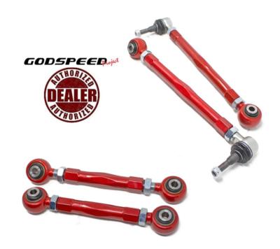 GODSPEED PROJECT 4PCS REAR UPPER CAMBER + TOE ARMS FOR 05-12 PORSCHE 911 (997)