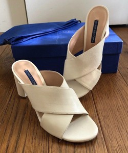 stuart weitzman galene leather mules