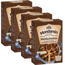 Mondamin Klassische Mehlschwitze dunkel ideal für Soßen 250g 4er Pack