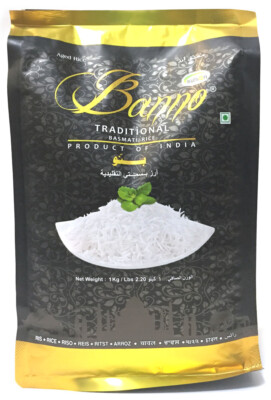 Banno Traditioneller Reiner Basmati Reis (Traditional Basmati Rice) 20 KG