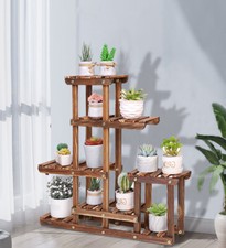 Multiple Succulent Shelf Flower Pot Holder Rack Plant Stand Small Bonsai Display