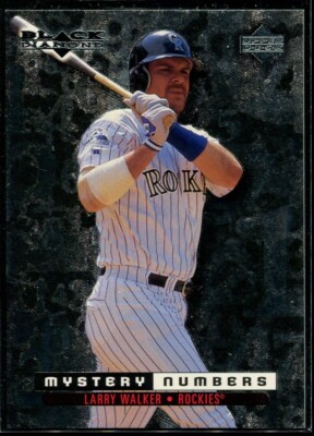 1998 Upper Deck Larry Walker /2000 Black Diamond #M20 Colorado Rockies