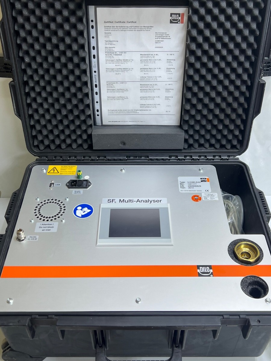 DILO 3-038R-R201 SF6 MULTI-ANALYSER | eBay DILO 3-038R-R201 SF6 MULTI-ANALYSER | eBay
