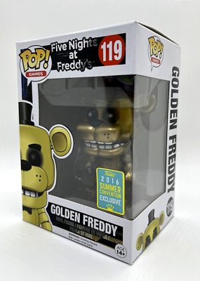 Funko POP Golden Freddy 119 Gold Five Nights at Freddys FNAF SDCC