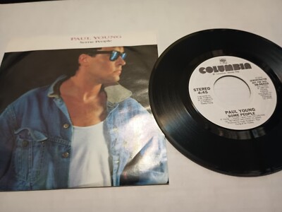 Paul Young - Some People  WL Promo 45 7'' Record +PS