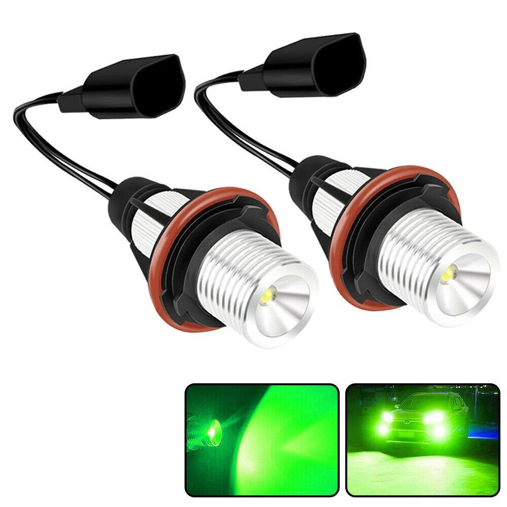 2Pcs White Halo Headlight Bulbs for BMW E39 E63 E64 E53 E60 E87 Car ...