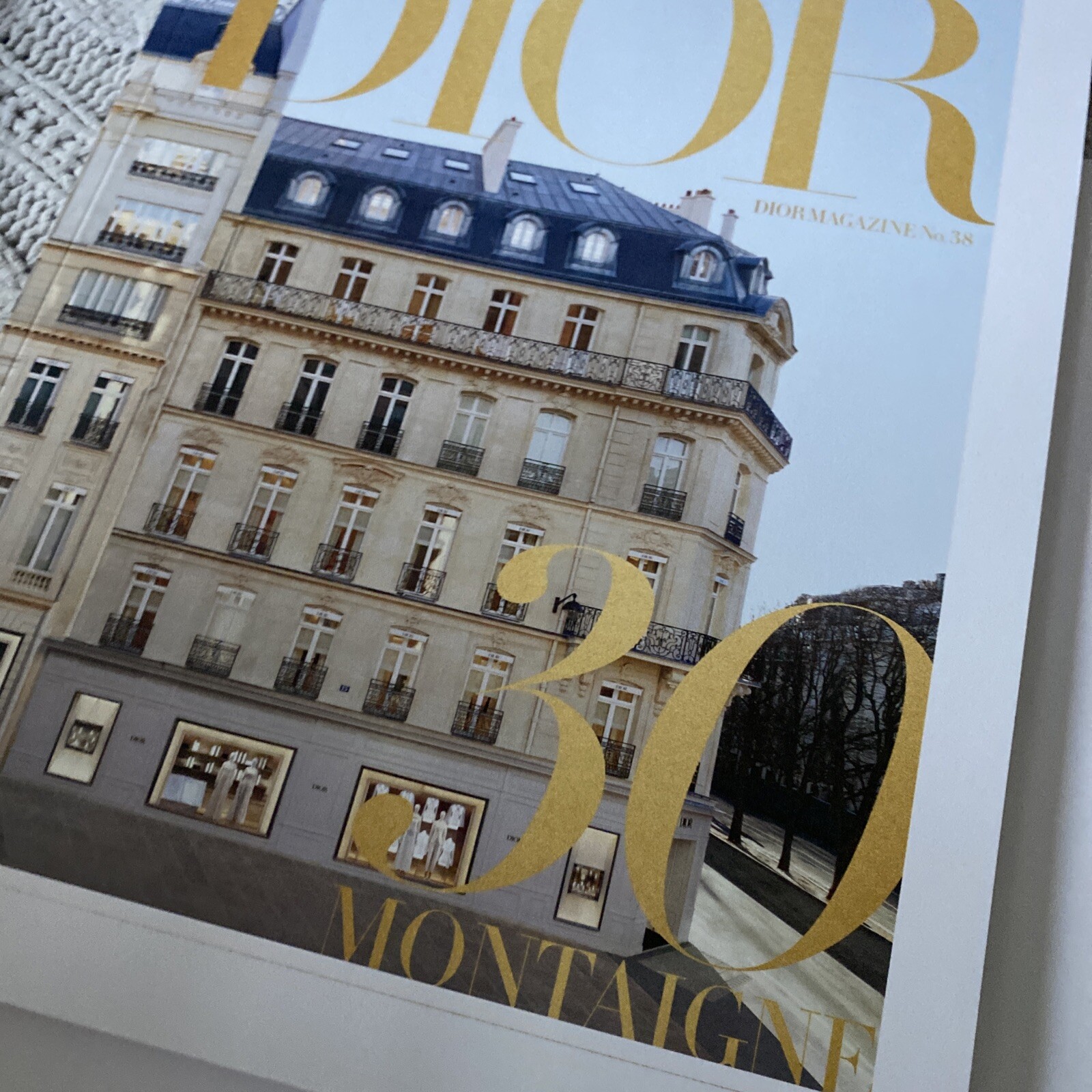 New Dior Magazine No. 38 2022 entitled "30 Montaigne" Coffee Table Book image 6