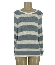 ANN TAYLOR LOFT Small Women Pullover STRIPED SWEATER Long Sleeve Z25