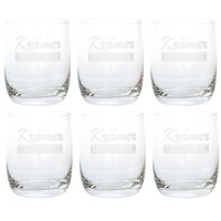 6X KräMer Glas Trinkglas 0,2L GläSer Saftglas Becher Schorle Saft Wasser Set