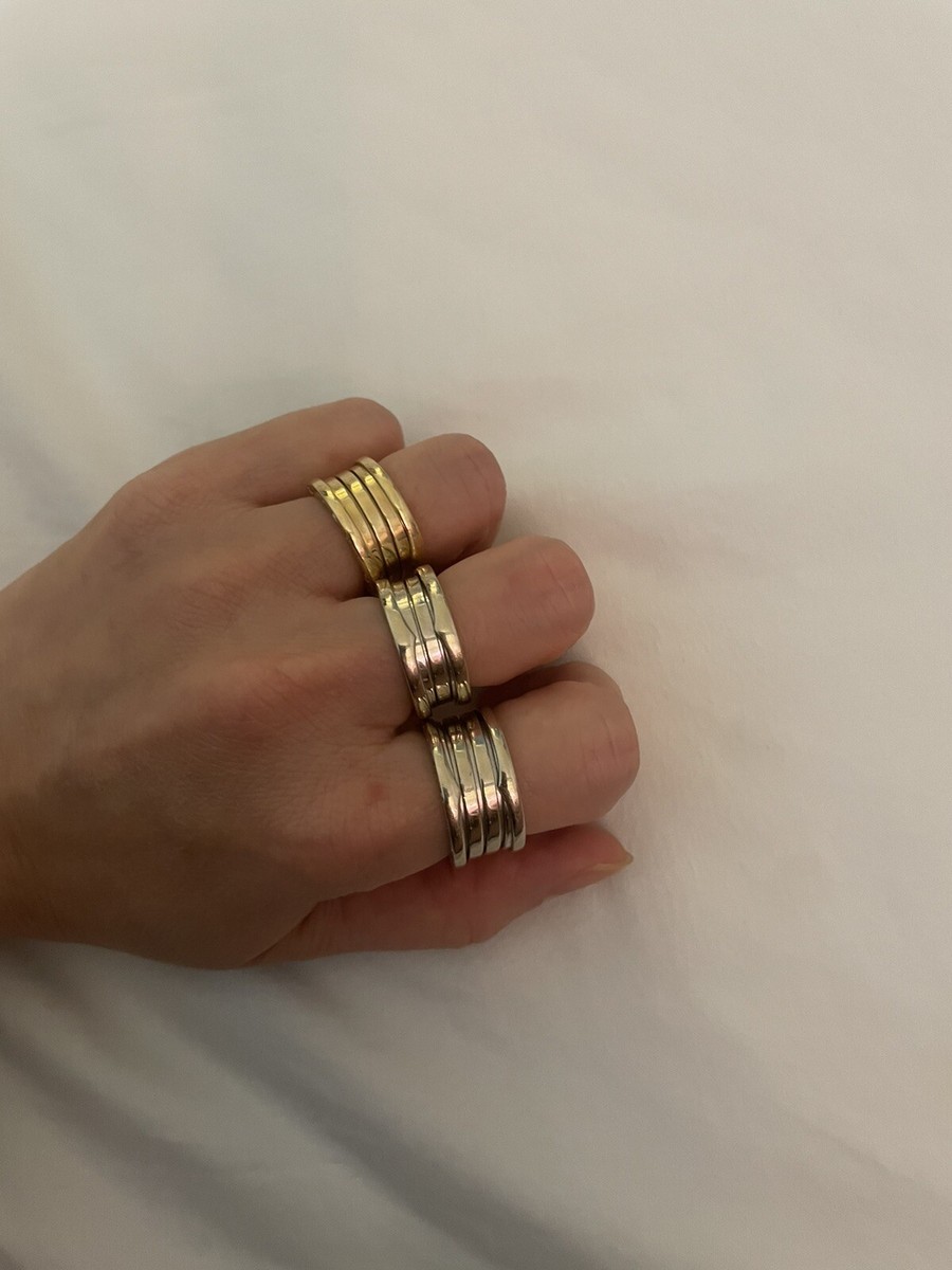 $3160Retailed Bvlgari B.zero1 Ring 18K White Gold Size- 51 $3160Retailed Bvlgari B.zero1 Ring 18K White Gold Size- 51