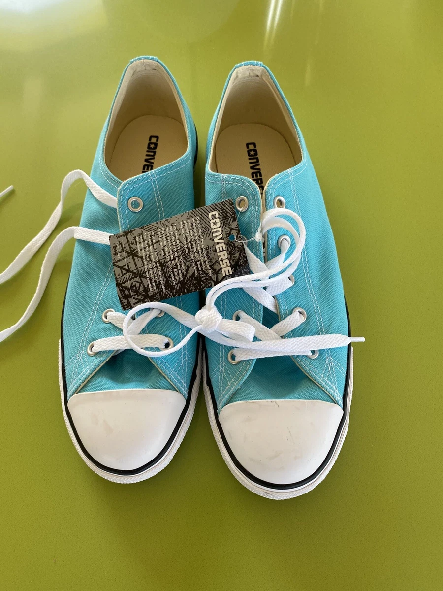 Neon blue cheap converse