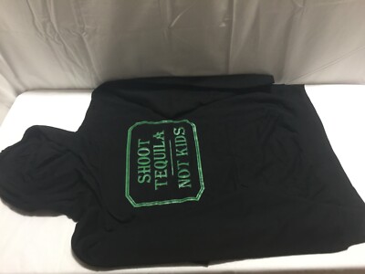 P253 ALF A**HOLE'S LIVE FOREVER Shoot Tequila Hoodie Black Unisex Size XL