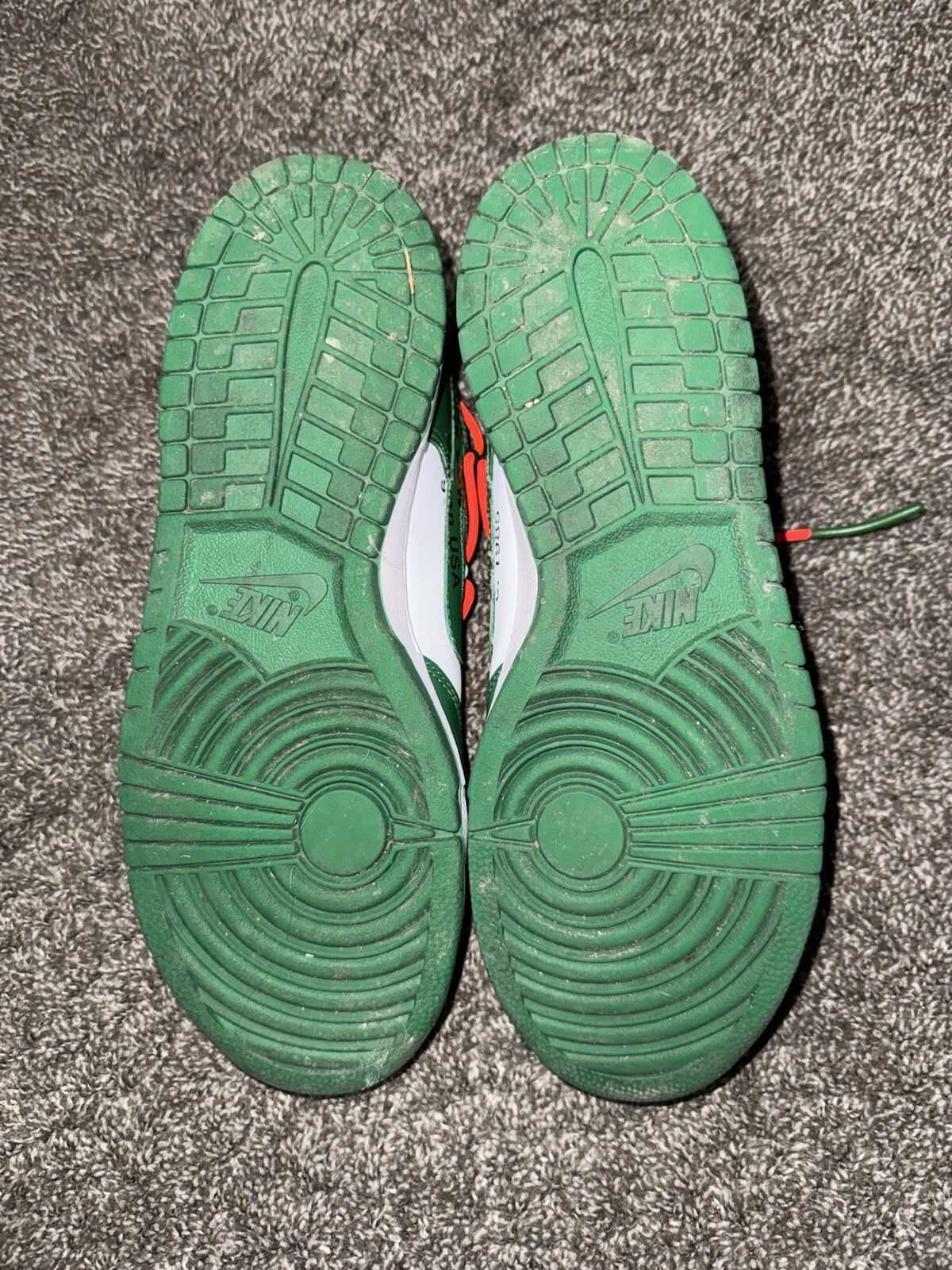 OFF WHITE X NIKE Taglia 11 Nike Dunk Low x OFF WHITE verde pino 2019