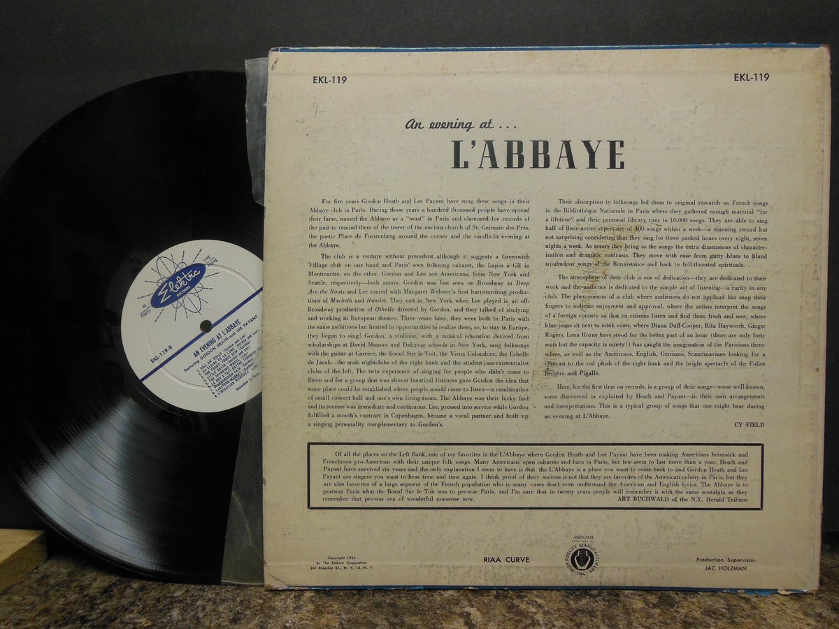 GORDON HEATH & LEE PAYANT: An Evening At Labbaye, 12
