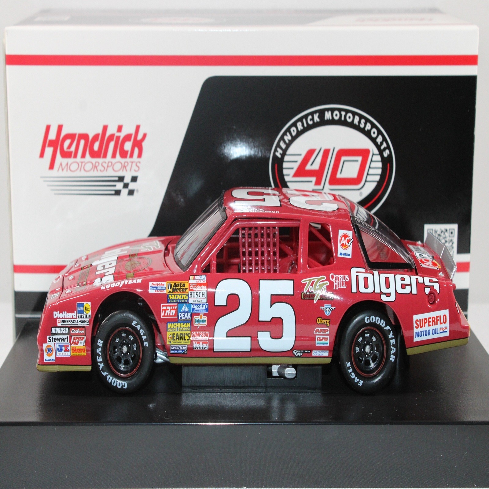 RICK HENDRICK 1987 ACTION #25 FOLGERS MONTE CARLO AEROCOUPE /780 MADE MEGA XRARE