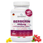 Bandini® Berberin 180 vegane Tabletten |  1000mg rein hochdosier | Berberin HCL